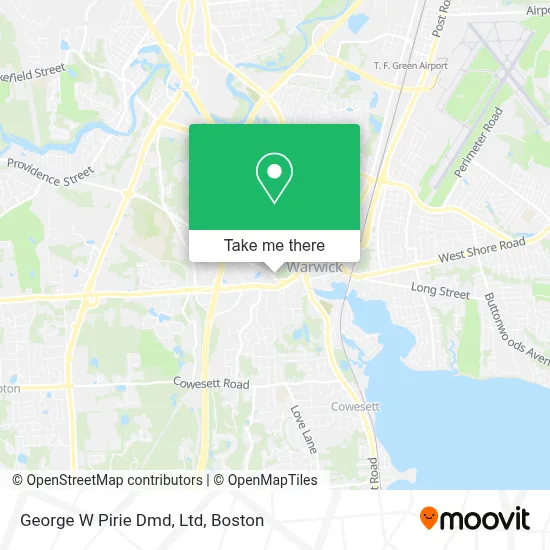 George W Pirie Dmd, Ltd map