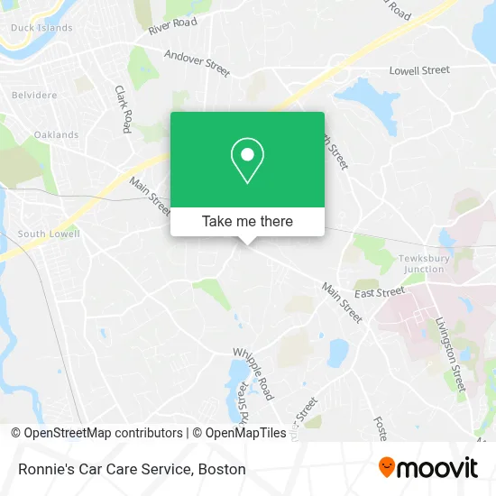 Ronnie's Car Care Service map