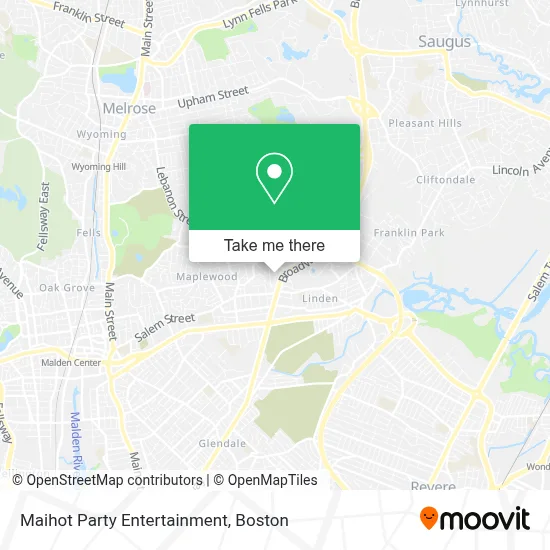 Maihot Party Entertainment map