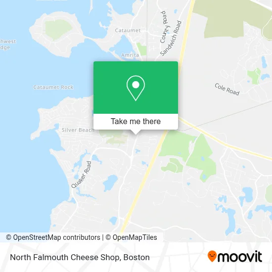 North Falmouth Cheese Shop map