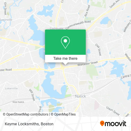 Keyme Locksmiths map