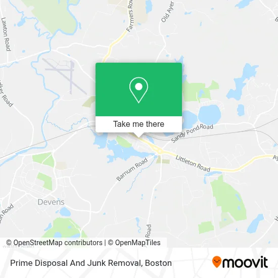 Prime Disposal And Junk Removal map