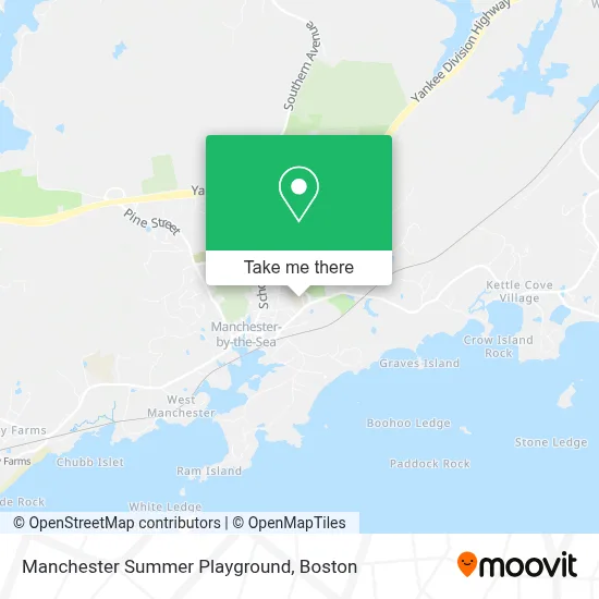 Manchester Summer Playground map
