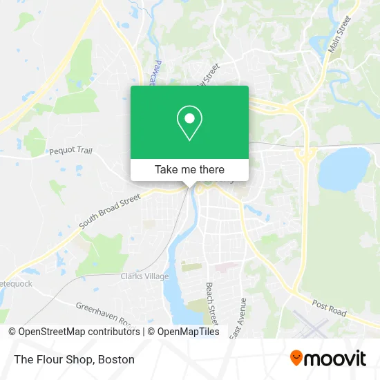 The Flour Shop map