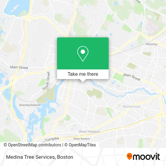 Medina Tree Services map