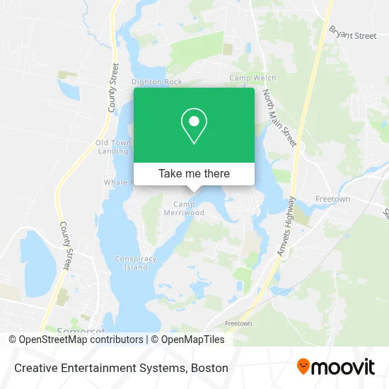 Creative Entertainment Systems map