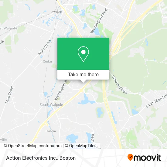 Action Electronics Inc. map
