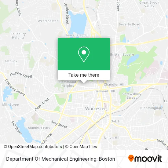 Department Of Mechanical Engineering map