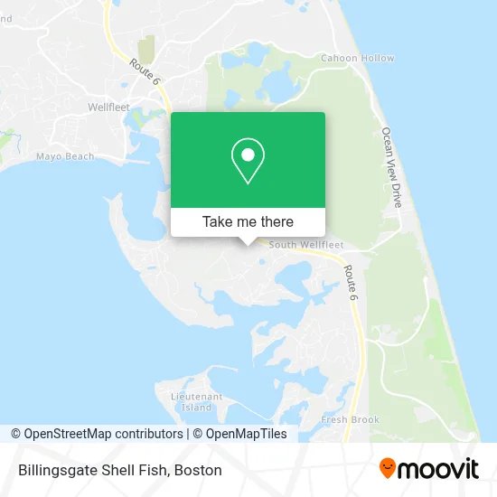 Billingsgate Shell Fish map