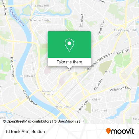 Td Bank Atm map