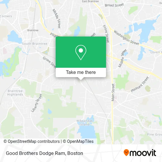 Good Brothers Dodge Ram map