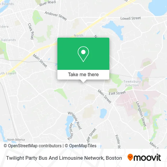 Twilight Party Bus And Limousine Network map