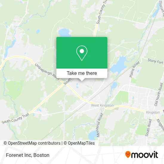 Forenet Inc map