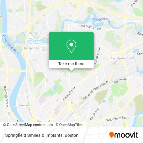 Springfield Smiles & Implants map