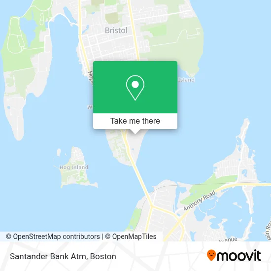 Santander Bank Atm map