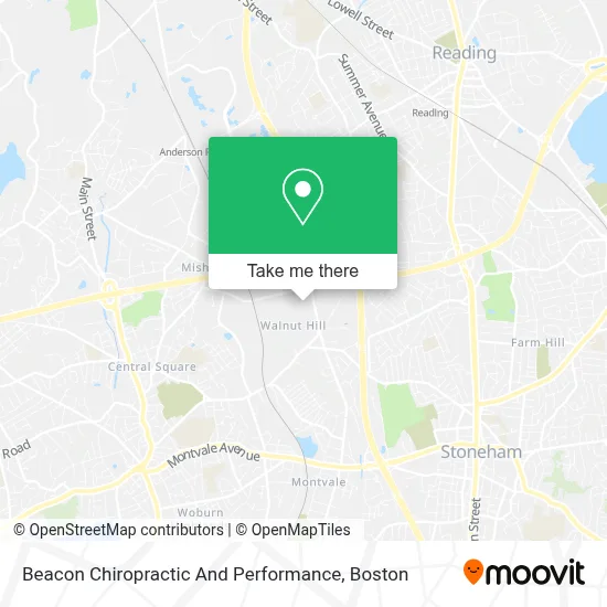 Beacon Chiropractic And Performance map