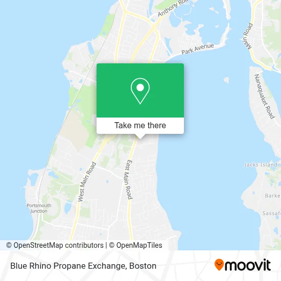 Blue Rhino Propane Exchange map