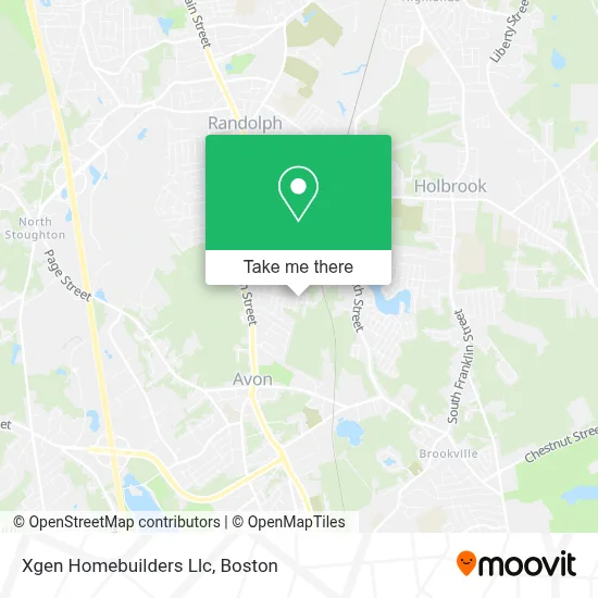 Xgen Homebuilders Llc map