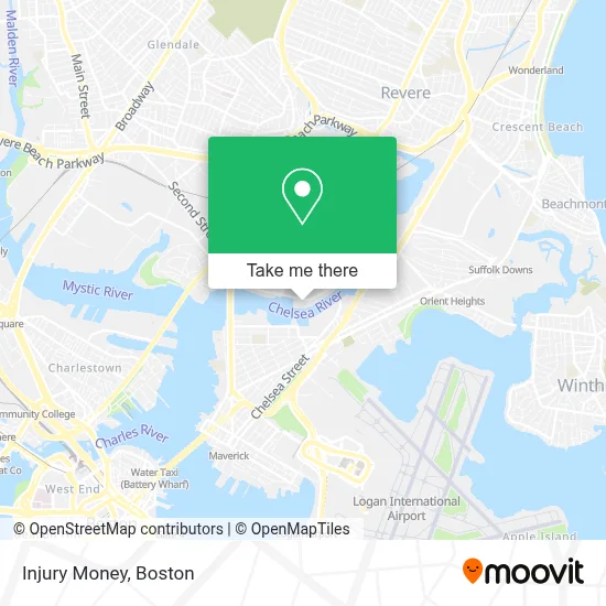 Injury Money map