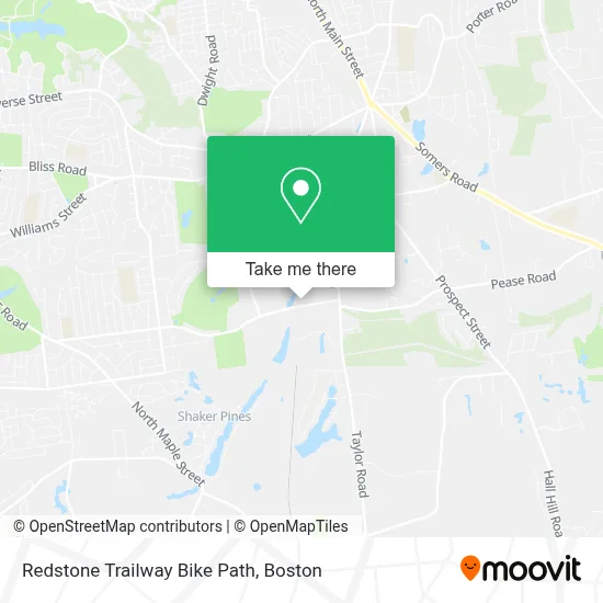Redstone Trailway Bike Path map