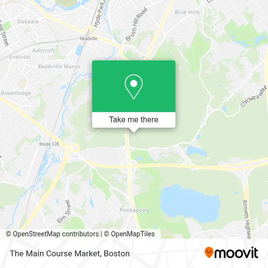 The Main Course Market map