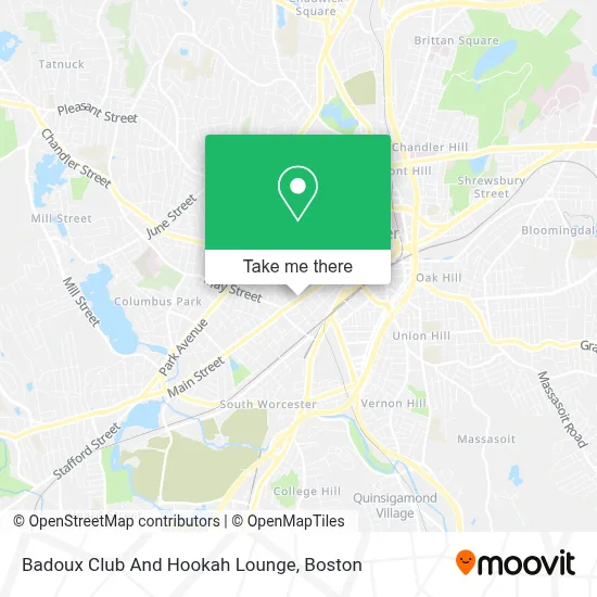 Badoux Club And Hookah Lounge map