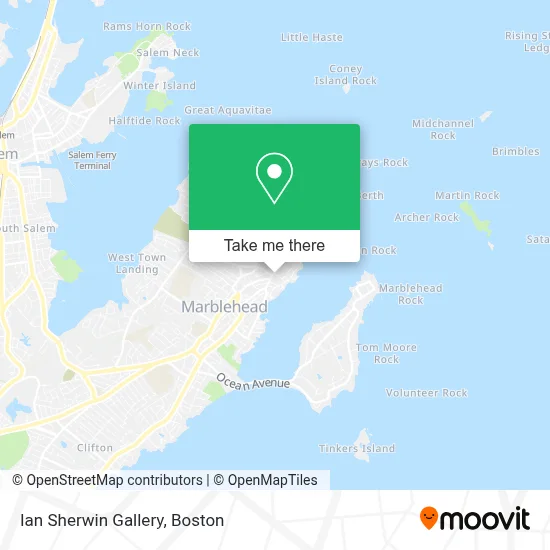 Ian Sherwin Gallery map