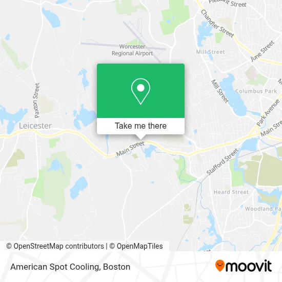 American Spot Cooling map