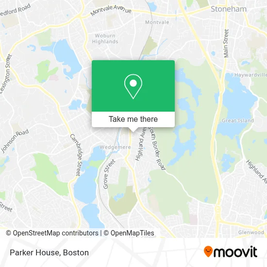 Parker House map