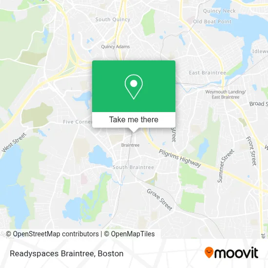 Readyspaces Braintree map