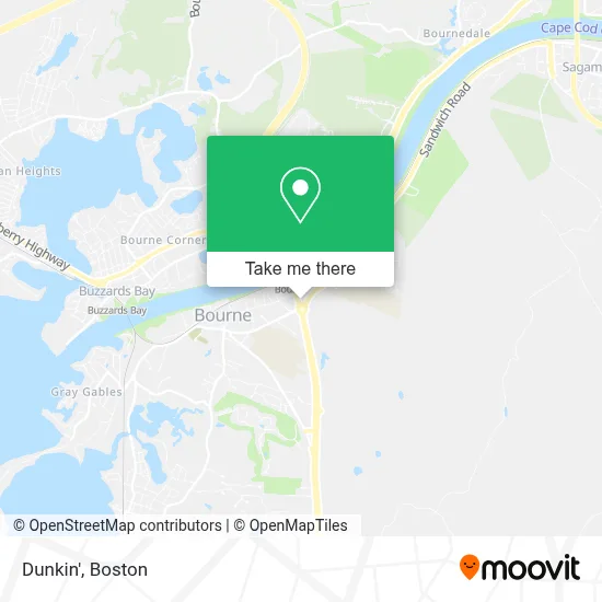 Dunkin' map