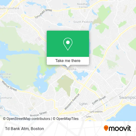 Td Bank Atm map
