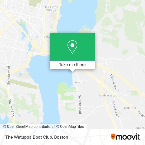The Watuppa Boat Club map