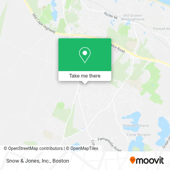 Snow & Jones, Inc. map