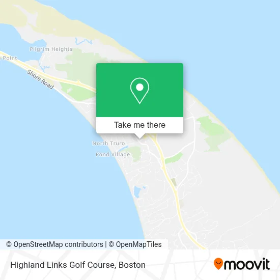 Highland Links Golf Course map