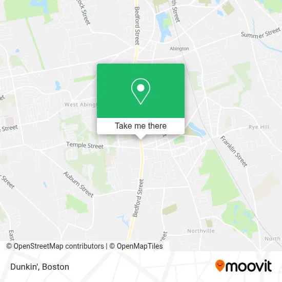 Dunkin' map
