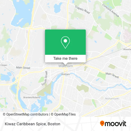 Kiwaz Caribbean Spice map