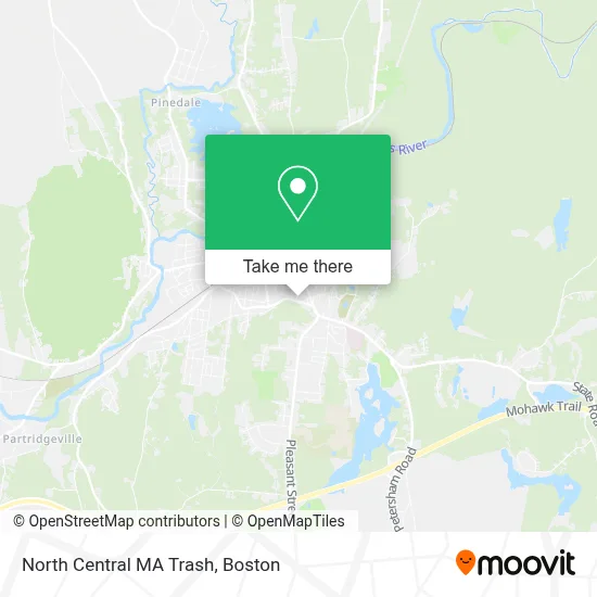 North Central MA Trash map