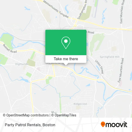 Party Patrol Rentals map