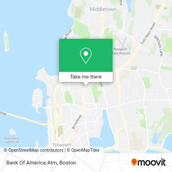 Bank Of America Atm map