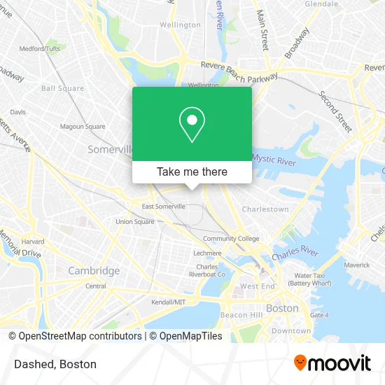 Dashed map