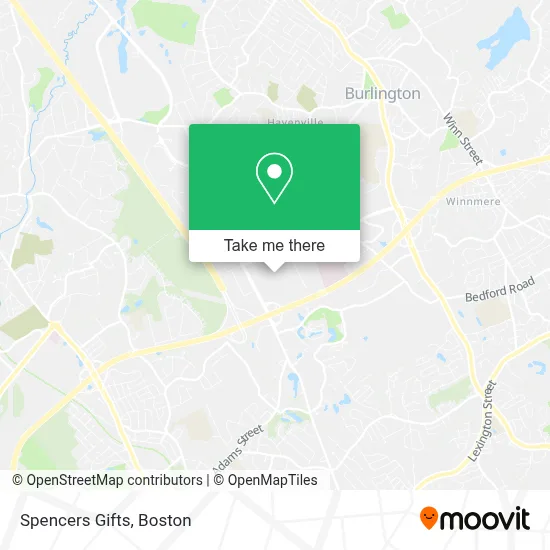 Spencers Gifts map