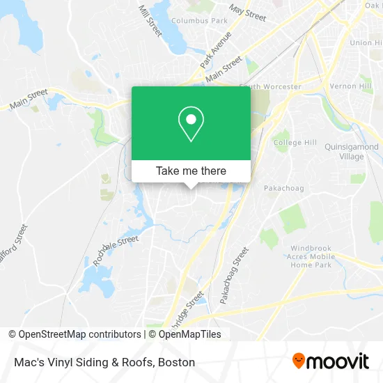 Mac's Vinyl Siding & Roofs map