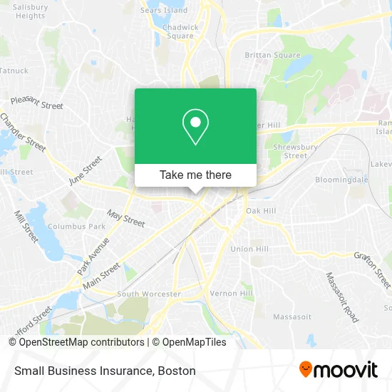 Small Business Insurance map