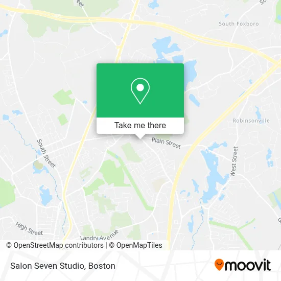 Salon Seven Studio map