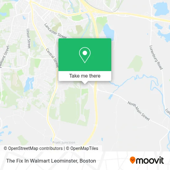 The Fix In Walmart Leominster map