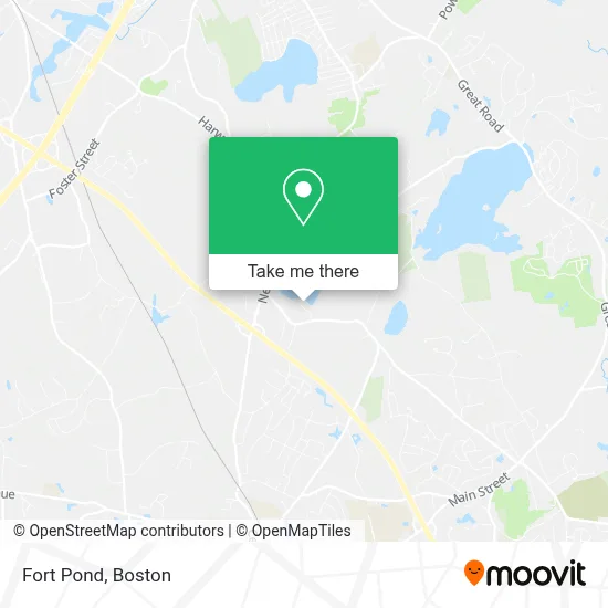 Fort Pond map