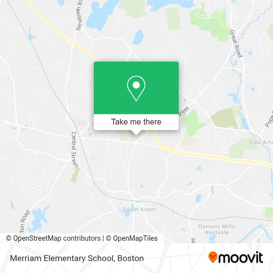 Merriam Elementary School map