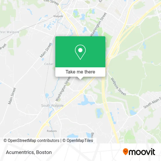 Acumentrics map