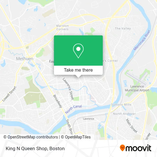 King N Queen Shop map